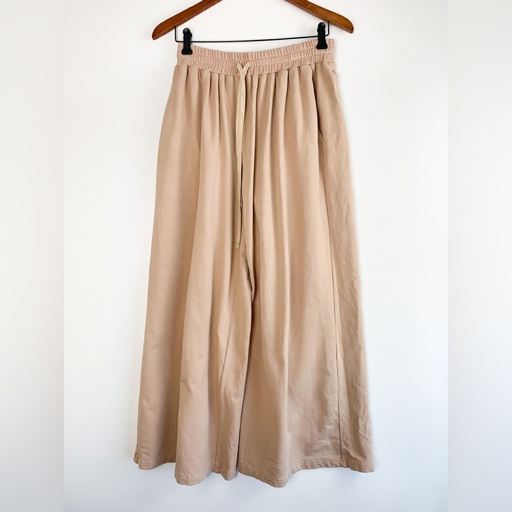 Nap Wide Leg Tan Pants